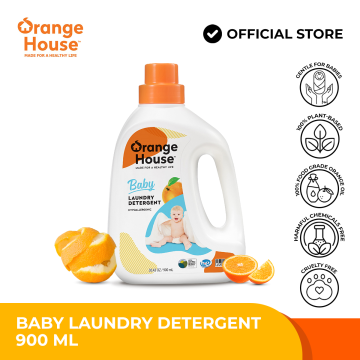 Orange House Liquid Baby Laundry Detergent 900ML Lazada PH