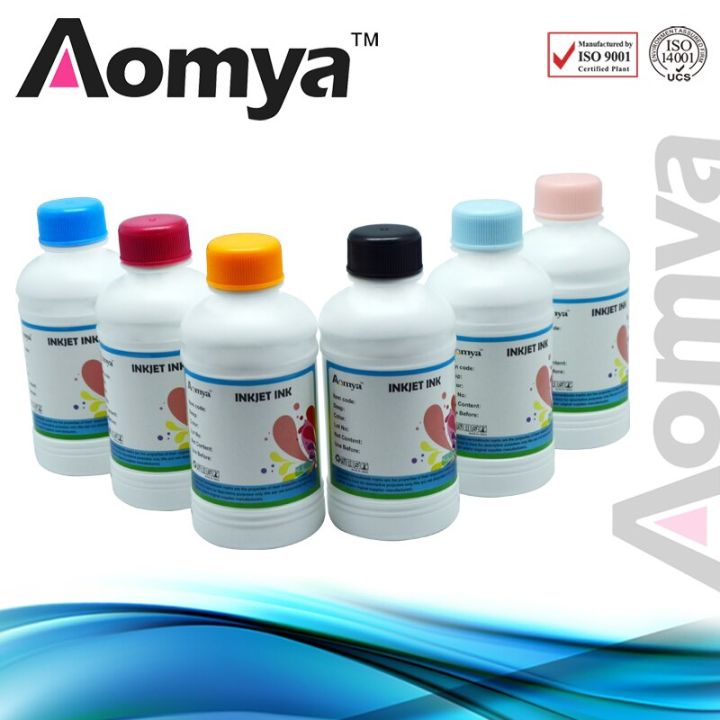 aomya-หมึกระเหิดพิเศษ250มล-x-6สีเครื่องพิมพ์อิงค์เจ็ททุกหมึกสำหรับ-epson-สำหรับแก้วเสื้อยืดแผ่นรองเมาส์