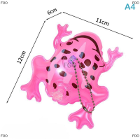 FOO ลูกโป่งเรืองแสงกบเป่าลม1ชิ้น11 20ซม. สำหรับงานปาร์ตี้สระน้ำลูกโป่งเล่นกีฬาชายหาดกบอาบน้ำสนุกๆสำหรับเด็ก