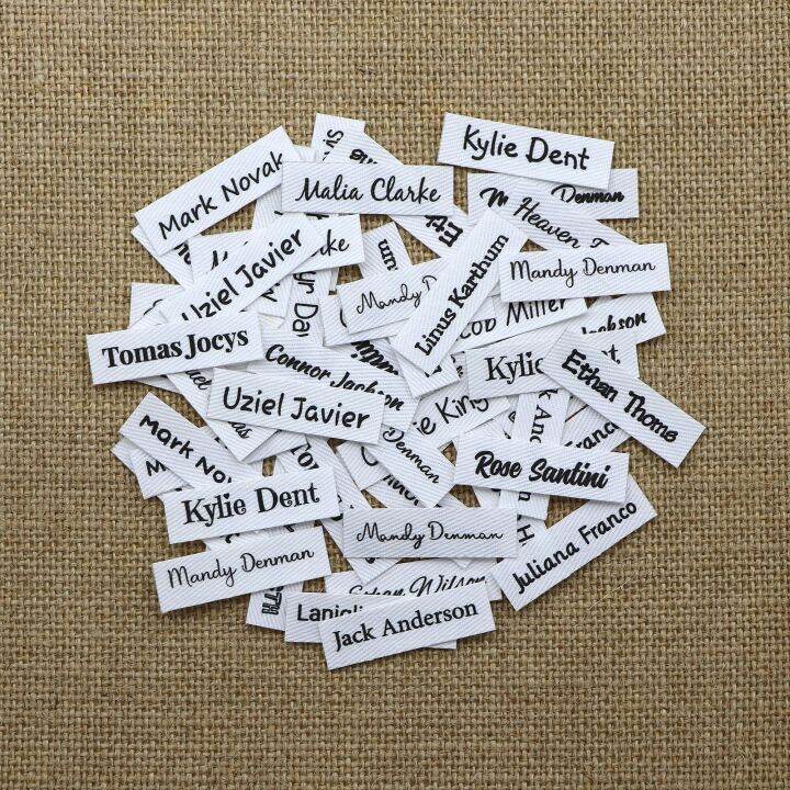 152 Pieces Custom Logo Labels, Personalized Name Tags For Children