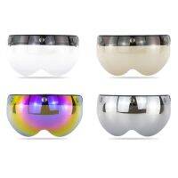 【LZ】❆  Flip Up Down Visor Lens substituição para motocicleta capacetes retro 3 botão