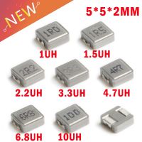 10ชิ้นตัวเหนี่ยวนำพลังงาน SMD 0520 1UH 2.2UH 3.3UH 6.8UH ตัวเหนี่ยวนำชิป10UH 0520 5*5*2 1R0 2R2 4R7 6R8 5X5x2ใหม่100