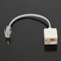 Rj11 6p4c หญิง Ethernet Rj45 8p4c ชาย F/M อะแดปเตอร์แปลงสายเคเบิล