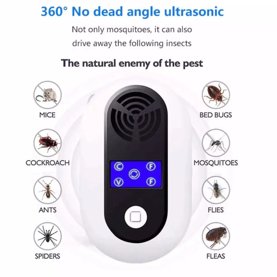 360° Ultrasonic Pest Repeller Electronic Plug-in Pest Control