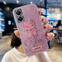 เคสโทรศัพท์ใหม่สำหรับฝาครอบ VIVO Y27ประกายเปลือกหอยรูปดาวคิตตี้ซิลิโคนนิ่มรูปการ์ตูนน่ารักป้องกันการหล่นสำหรับเคส VIVO Y27