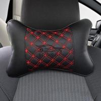 ✲ Microfiber Faux Leather Seat Rest Cushion Headrest Neck Pillow Car Accessories 1pcs