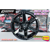 ล้อแม็กขอบ 15x7.0 4H100 ET30 CB67.1 ยี่ห้อ Cosmis รุ่น INNERLINE.S1 สีดำ *(ราคาต่อ1วง)* *ขายยกชุด4วง* งานใหม่แท้ 100% มีใบรับประกันโครงสร้างล้อแม็ก 6 ปี ทุกวง