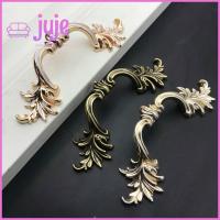 JUJE83274ใบบรอนซ์เฟอร์นิเจอร์ฮาร์ดแวร์สำหรับบ้านลายทางสลักที่จับประตูตู้เอกสารดึงลิ้นชักตู้เสื้อผ้าลูกบิด