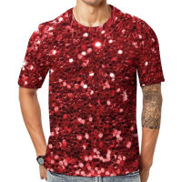 2023 In stock Colorful Sequins T-Shirt Sequin Wallpapers Men Trending  T-Shirts Premium Printed Tees Short-Sleeved Streetwear Oversize Clothing，Contact the seller to personalize the name and logo