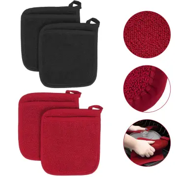 Oven Potholder with Pocket Cotton Heat Resistant Coaster Potholder