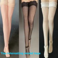 hot！【DT】✎∏✕  1/12 Scale Female Stockings Fishnet Socks for 6 Inches Dolls Figure Accessory