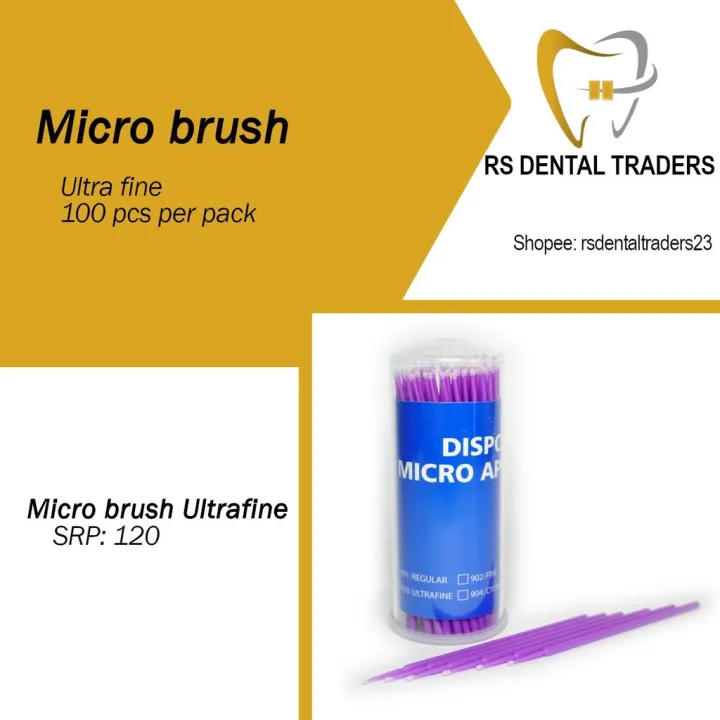 Microbrush (Ultrafine) 100pcs per pack dental Lazada PH
