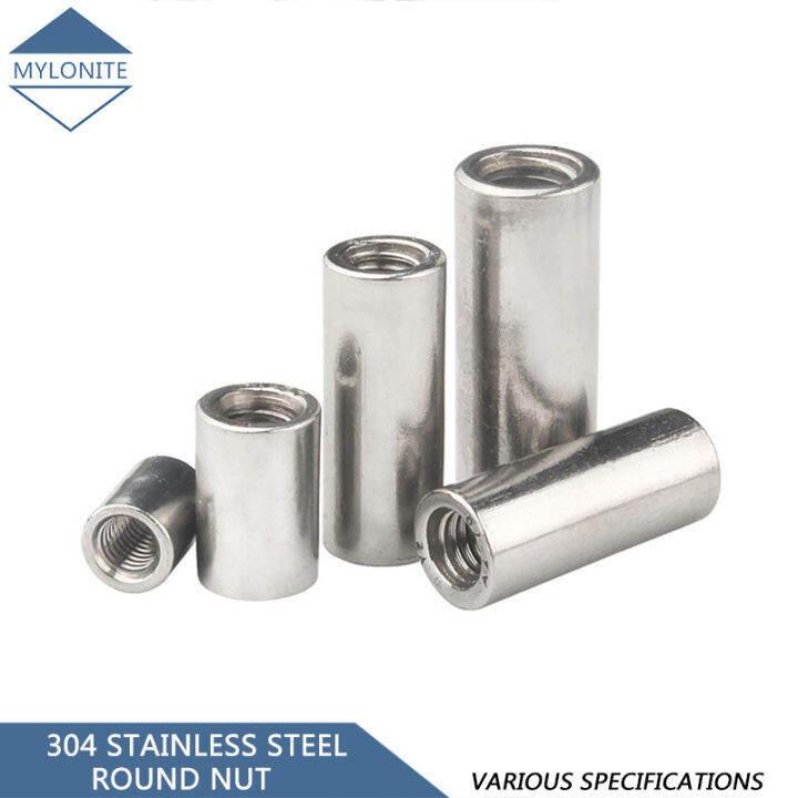 M2 M 2.5 M3 M4 M5 M6 M8 M10 304 Stainless Steel Round Coupling Nuts