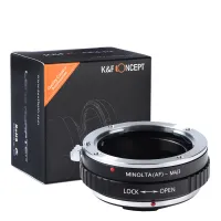 อะแดปเตอร์เลนส์แนวคิด Kf สำหรับเลนส์มิโนลตา Af เมานท์ถึง4/3 Mft Bmpcc Om D G3 Gh2 Gh4 E M5 M10