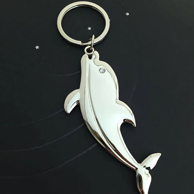 1PCS Dolphin Keychain Cute Key Ring For Women Bottle Opener Porpoise Key Chain Key Holder Portachiavi Llaveros Hombre Bag Charm