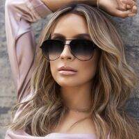 【CC】❧  Brand Designer Aviation Sunglasses Woman Mirror Glasses for Man Female Fashion Big Frame Male Oculos De