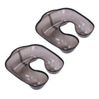 2X Salon Hairdressing Neck Tray Perm Container Neck Shaped Shoulder Hair Tray Clothing Protector