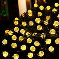 2050 LED Crystal ball 5M10M Solar Lamp Power LED String Fairy Lights Solar Garlands Garden Christmas Decor For Outdoor