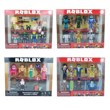 Famous Block Minifigure 6 PCS/SET with Accessories (Roblox, Rainbow Friends,  Plants vs Zombies)