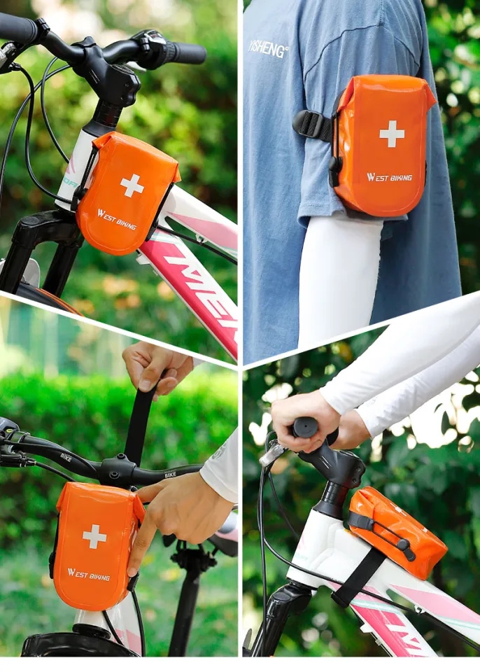 WEST BIKING First Aid Kit Portable Outdoor Travel Sports Emergency Bag  Triangular Bandage Blanket Tape Bandaids Medical supplies
