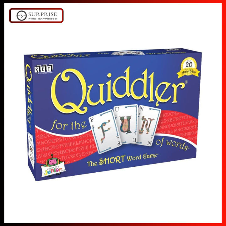 quiddler-เกมไพ่ทำคำสั้นๆพร้อมไพ่ที่จะชนะ