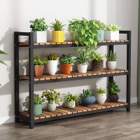 [COD] wrought iron flower balcony succulent green dill living room multi-layer indoor plant shelf