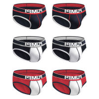 6Pcs High Quality Cotton Sexy Underwear Men Jockstrap Soft Briefs Men Bikini Mans underwear Male Sexi