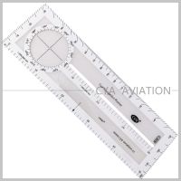 Vector Ruler, Flight Ruler, Pilot Slide Rule, Flight Measurement Ruler, RNP-1, Flight Training Ruler