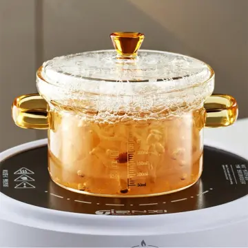 High Borosilicate Glass Kitchen Soup Noodle Cooking Pot - China Cooking Pot  and Glass Cooking Pot price