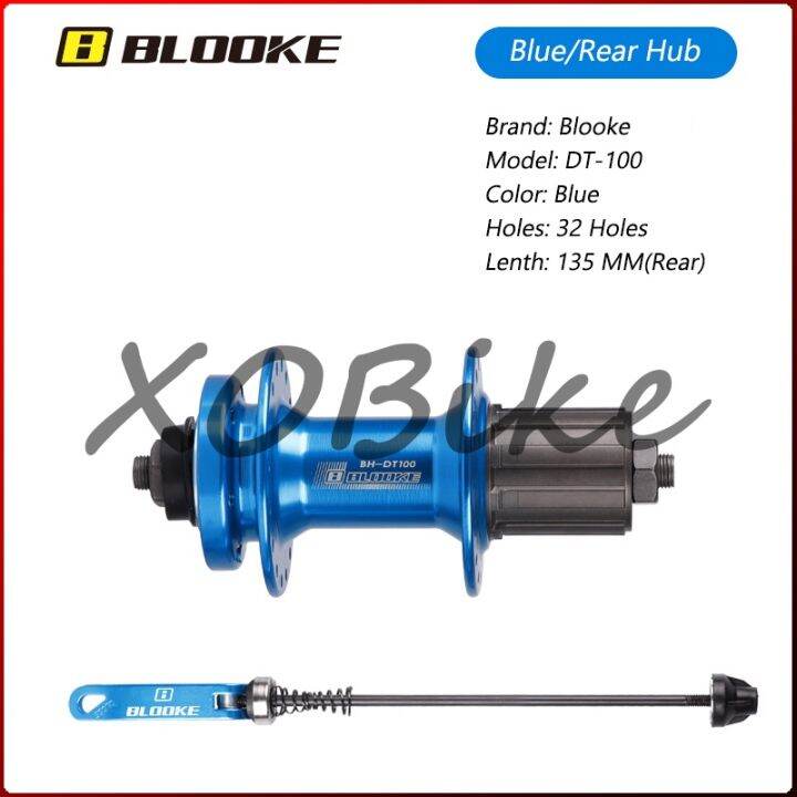 BLOOKE Hubs 32 Holes 36 Holes Mountain Bike Disc Hubs Front & Rear MTB