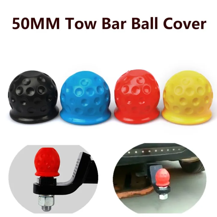 4 na Kulay Universal 50MM Tow Bar Ball Cover Cap Trailer Ball Cover Tow