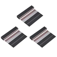 3X Guitar Fret Leveling Files Bass Guitar Leveler Fret Beam Luthier Supply Guitar Tool Kit with 12 Grit Papers 150mm