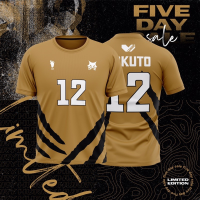 Anime Haikyuu MSBY alternate (สต็อกเพียงพอ) jersey Men Women T-Shirtคุณภาพสูง size:S-5XL