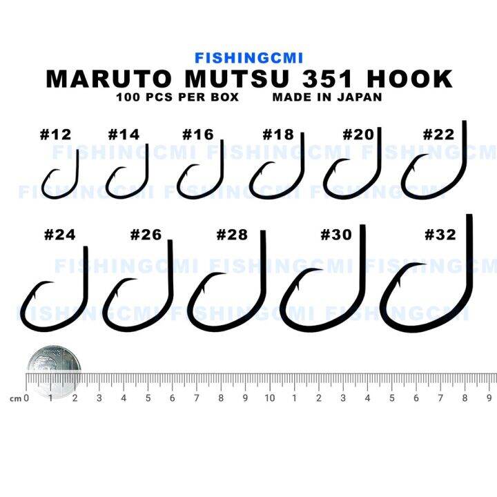 MARUTO MUTSU HOOKS 100pcs 1 box japan quality circle tuna hooks | Lazada PH