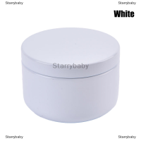 Starrybaby เทียนกระป๋องโลหะดีบุกทรงกลมกล่องดีบุกอลูมิเนียมโหลเก็บเทียนกระป๋องเดินทาง