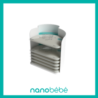 nanobebe 25 BREASTMILK STORAGE BAGS &amp; ORGANIZER - ถุงเก็บน้ำนมนาโนเบเบ้จำนวน 25 ชิ้นและชั้นเก็บ