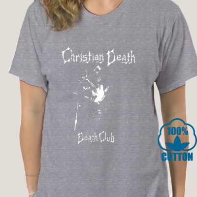 0990A Christian Death- T Shirt Goth Industrial Nine Inch Nails Joy Division Summer Style Casual Wear Tee Shirt