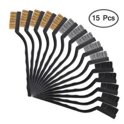 【CC】 12/15PCS Wire Set Metal Cleaning Polishing Rust