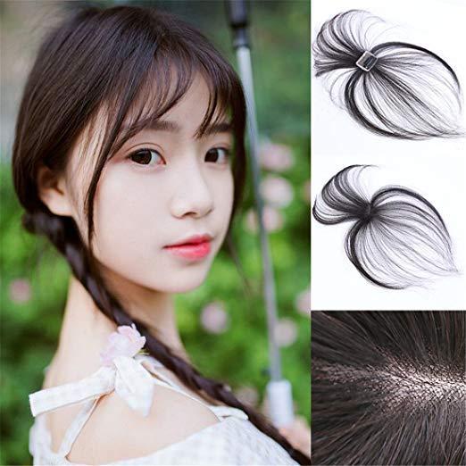 Buy Clip in Bangs Hair Extensions Front Bangs Extensions Hair Clip on Bangs  Thin Hair Bangs Clip in Hairpieces for Women Dark Brown Online at  desertcartINDIA