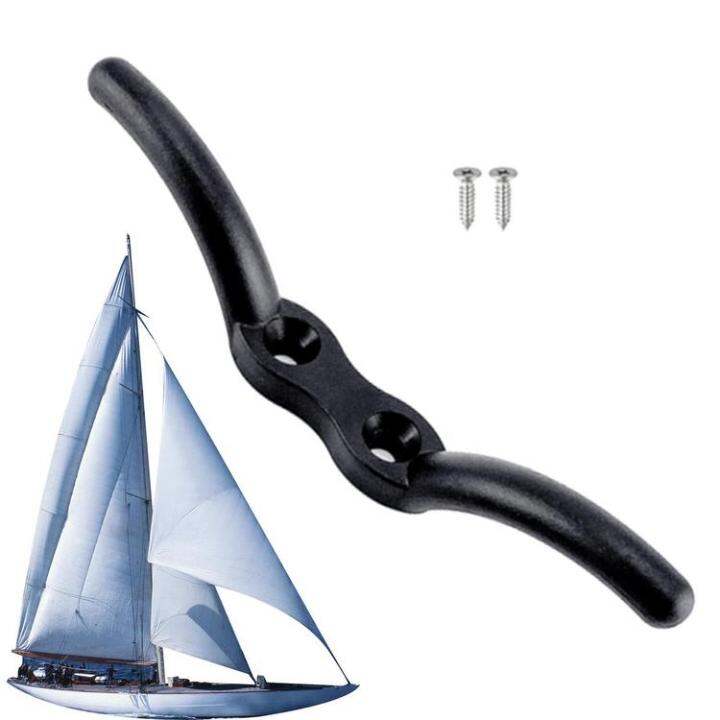 rope-cleat-flagpole-cleat-hook-for-flag-rope-lightweight-amp-high-strength-kayak-cam-cleat-easy-release-with-excellent-holding-power-for-holds-lines-newcomer