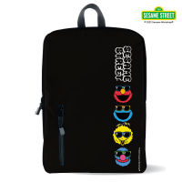 SST4 กระเป๋าเป้ Sesame Street 4 Face Backpack BP A174F Black W12xH17x5 5 in