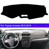 ผ้าคลุมแผงหน้าปัดรถยนต์พรมกันลื่นพรมสำหรับ Toyota Avanza 2012-2019โคมไฟดวงอาทิตย์อัตโนมัติกันแสงยูวีกันสกปรก2018 2016 2015