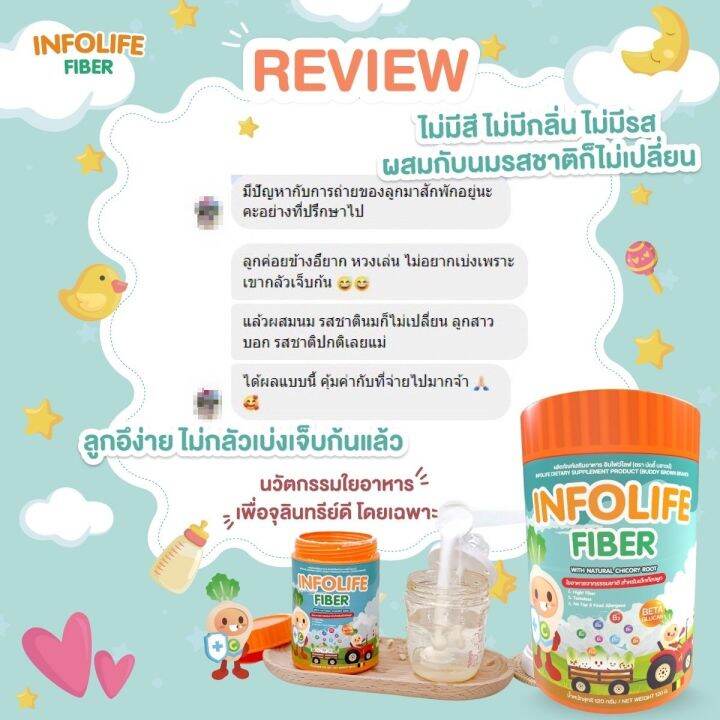 ส่งฟรี-infolife-fiber-ไฟเบอร์-แก้เด็กท้องผูก-ใยอาหารเด็ก-แก้ท้องผูก-ถ่ายยาก-พรีไบโอติกส์-เด็กเบื่ออาหาร-ไม่ใช่ยาระบาย