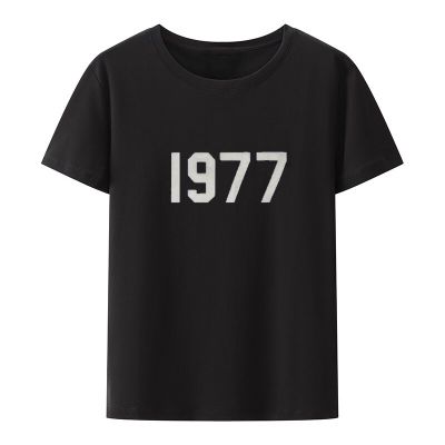 1977ปีที่เฉพาะเจาะจงสำหรับผู้ชายผู้หญิงเสื้อยืดวินเทจ