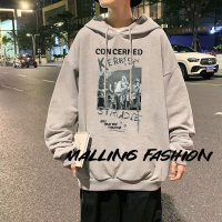 Malling Fashion เสื้อสเวตเตอร์  เสื้อกันหนาวมีฮู้ด เสื้อกันหนาว เสื้อแขนยาวชาย เสื้อกันหนาว บุนวมนุ่ม เด่น การออกแบบที่เป็นเอกลักษณ์ ทิพย์ MWY2392VWY 39Z230925