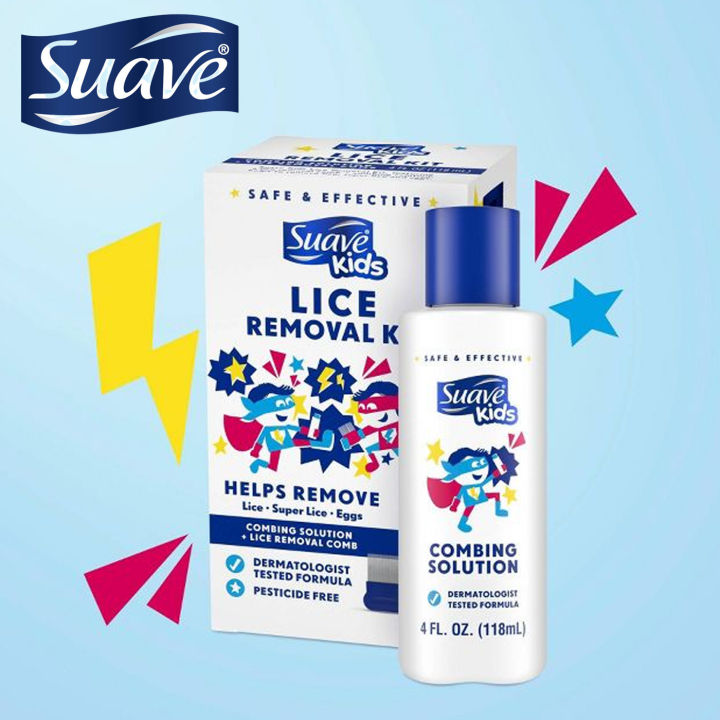 ชุดรักษาเหาเด็ก-suave-kids-lice-treatment-kit-4-fl-oz-ราคา-890-บาท