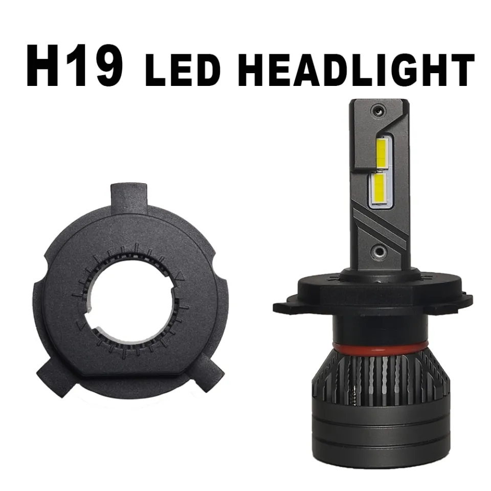 2Pcs 10000LM H19 LED Headligh With 3570 Chips 100W High Power Fog light Bulb  9V 24V For Car Light 6000K h19 Auto LED Car Lamp