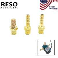 RESO  Brass Connectors Fittings Sintered Air Vent Muffler For MAC Solenoid Valve Valves