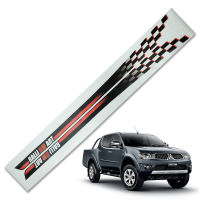 iBarod Sticker สติ๊กเกอร์ ลาย Ralliart 2ชิ้น สีดำ สำหรับ Mitsubishi Triton ปี 2005-2013