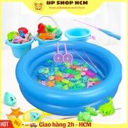 MUA 2 GIẢM 5%Bộ đồ chơi câu cá cho bé có gắn nam châm bao gồm cần câu nhựa